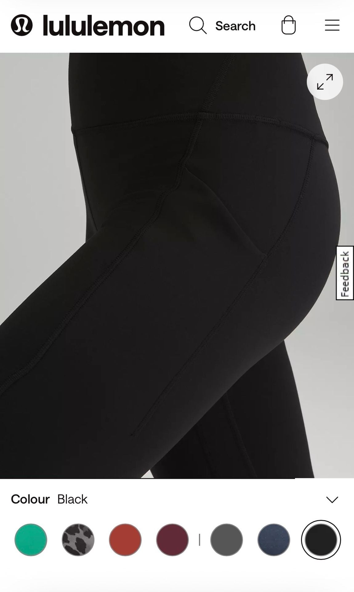 lululemon Align High-Rise Pant with Pockets 25 Black 7