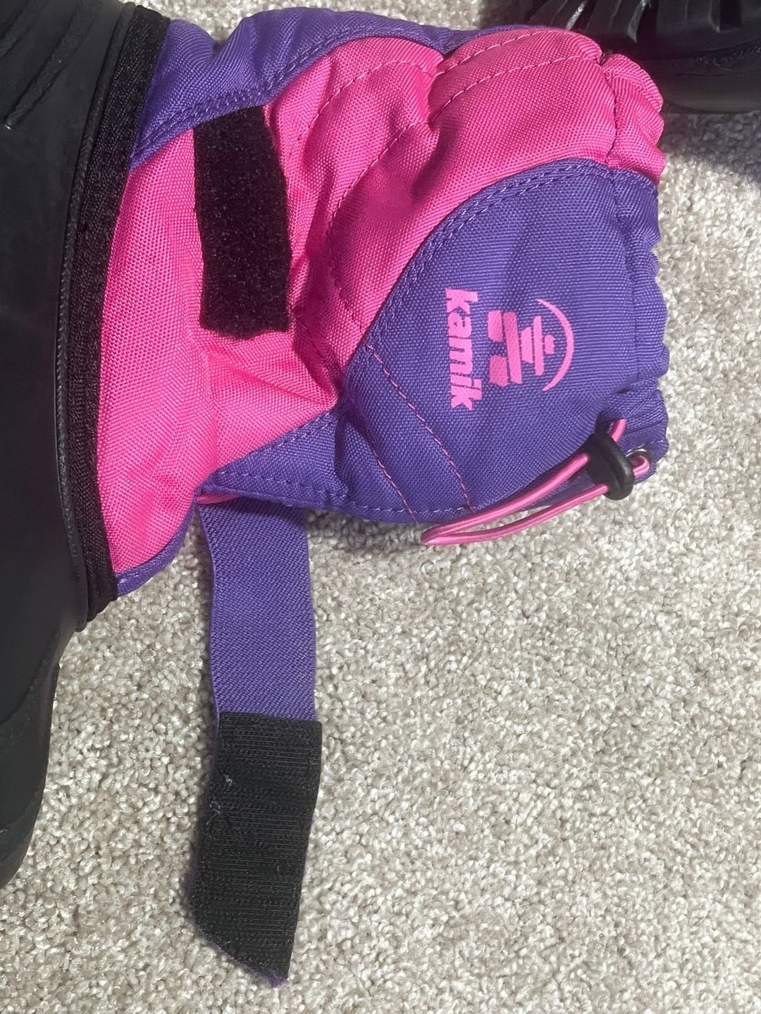 Kamik Snowbug Winter Boots youth Size 3 PurpleMagenta 8