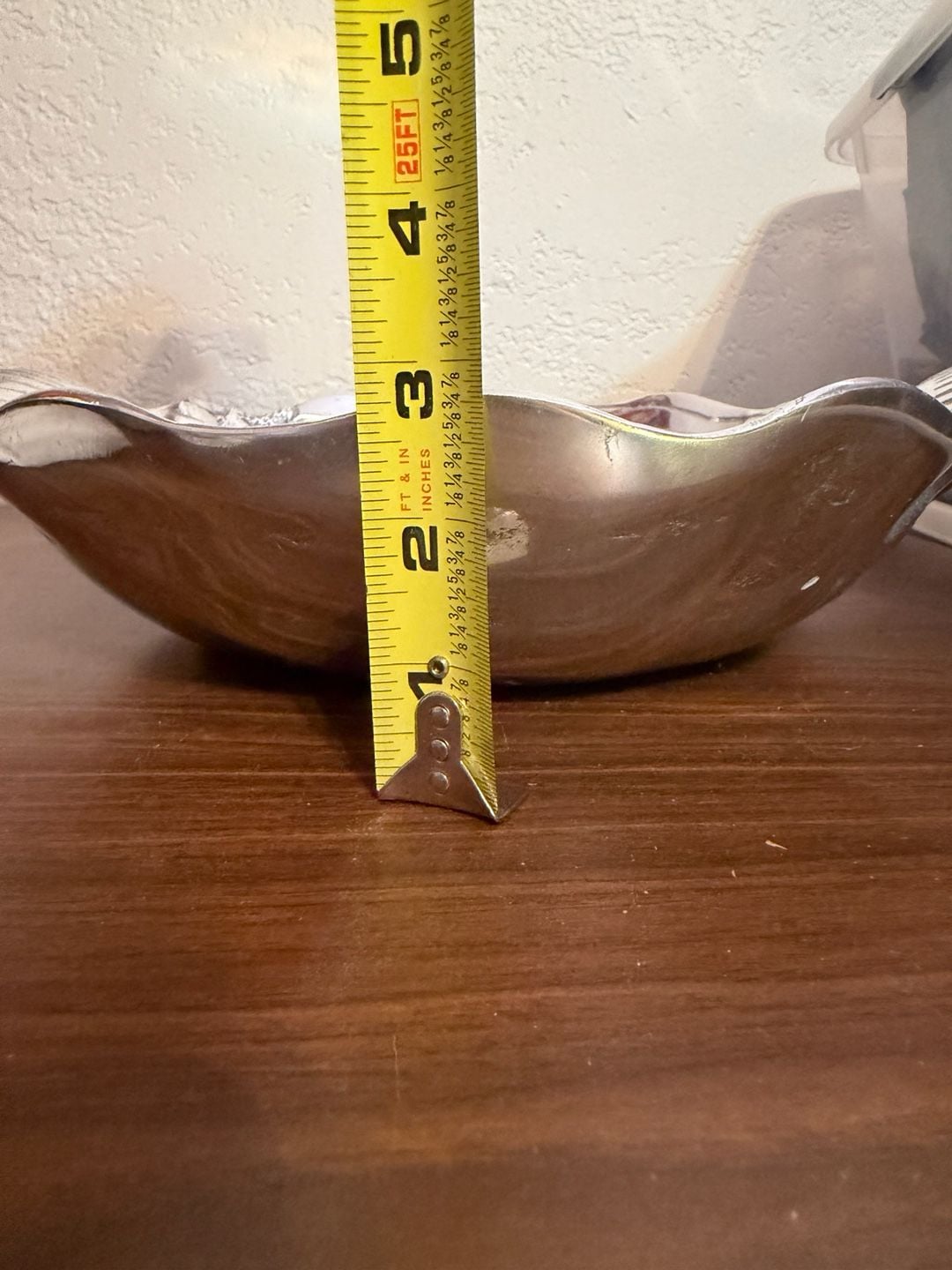 Nambe Aluminum Sea Shell Wave Decorative Serving Bowl 8