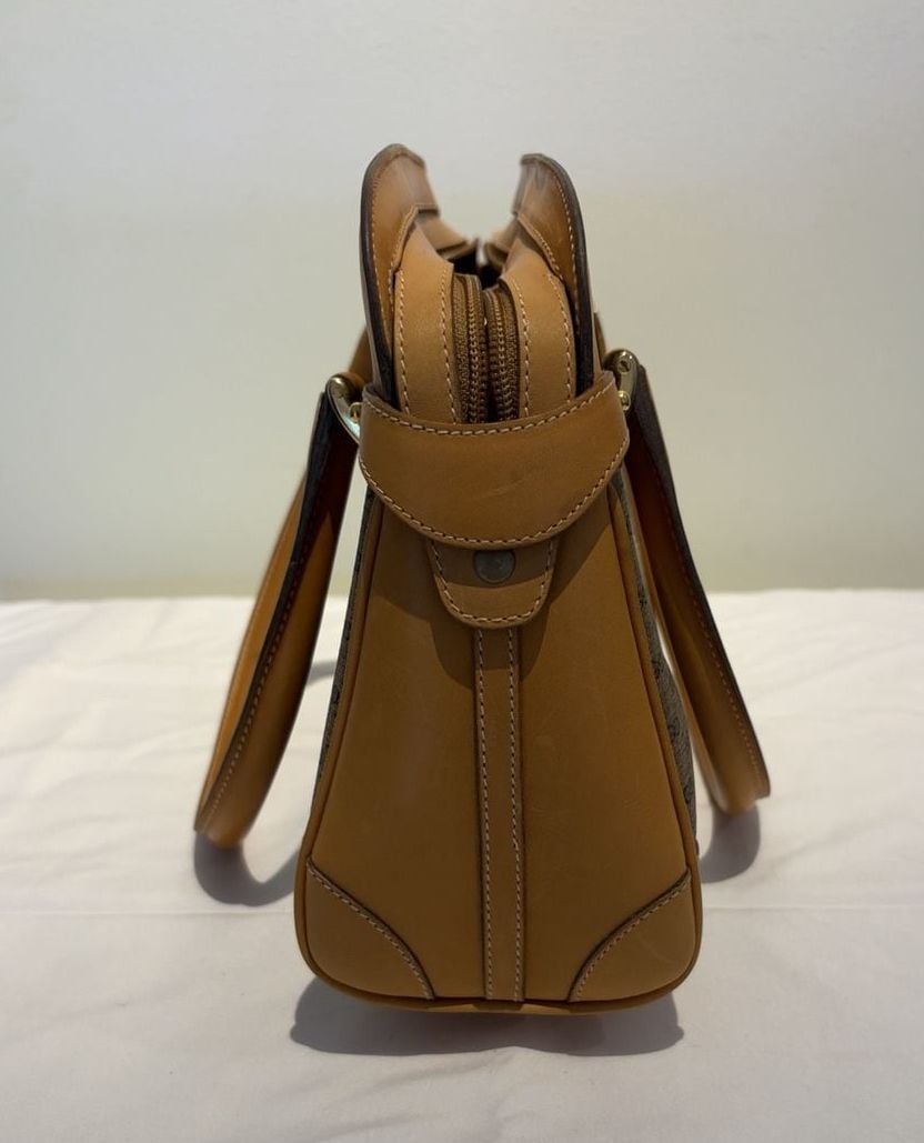 Gucci Micro GG Supreme Handbag Brown Tan Leather 4