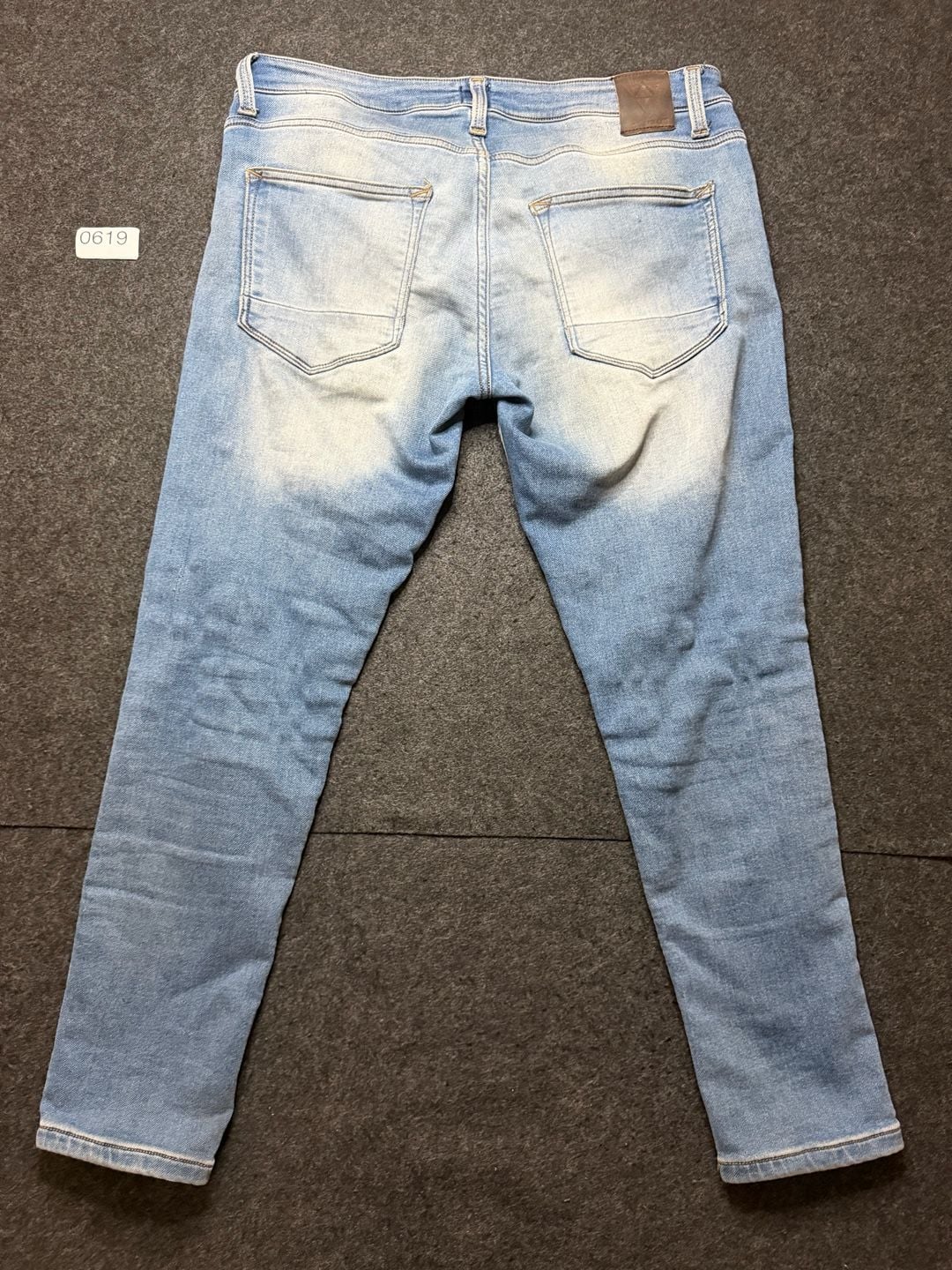 Voi Jeans Track Cropped Skinny Jeans 32x28 Light Wash 5