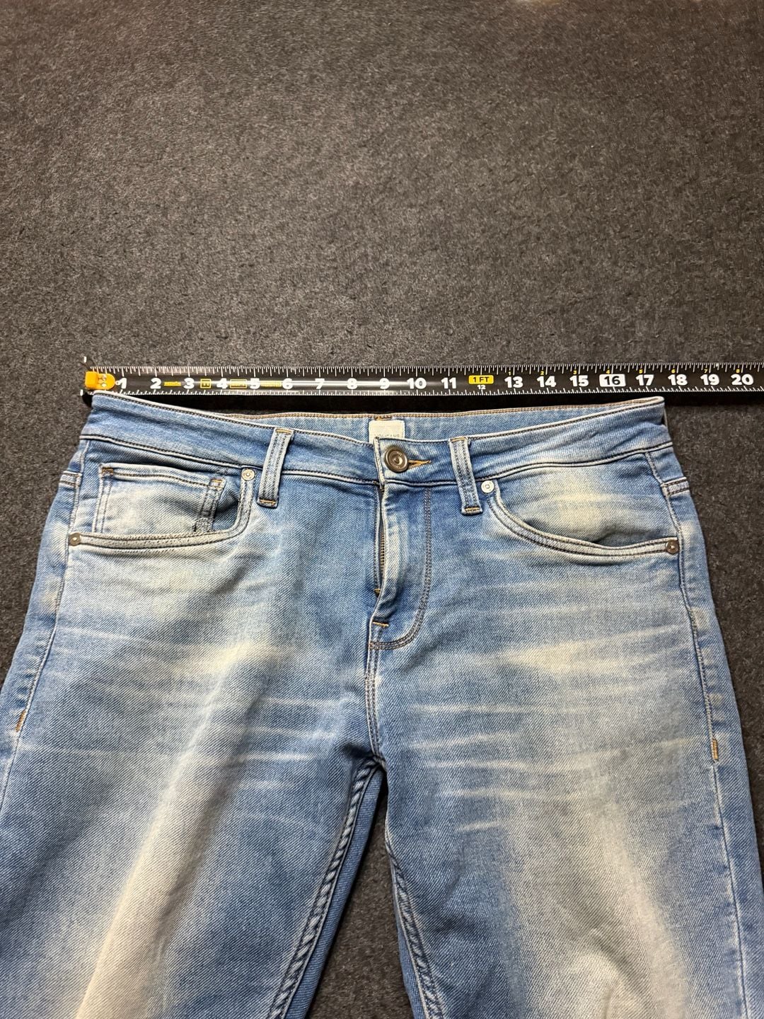 Voi Jeans Track Cropped Skinny Jeans 32x28 Light Wash 8