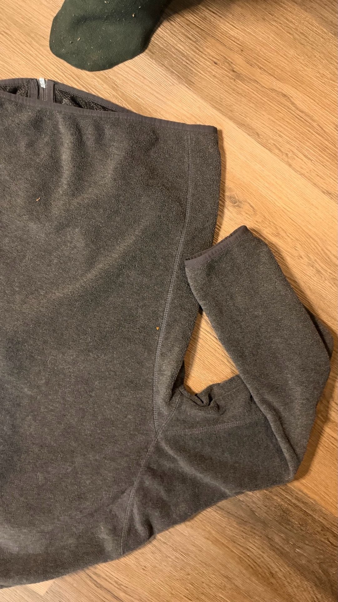 St. John's Bay Full Zip Fleece Jacket Gray 6