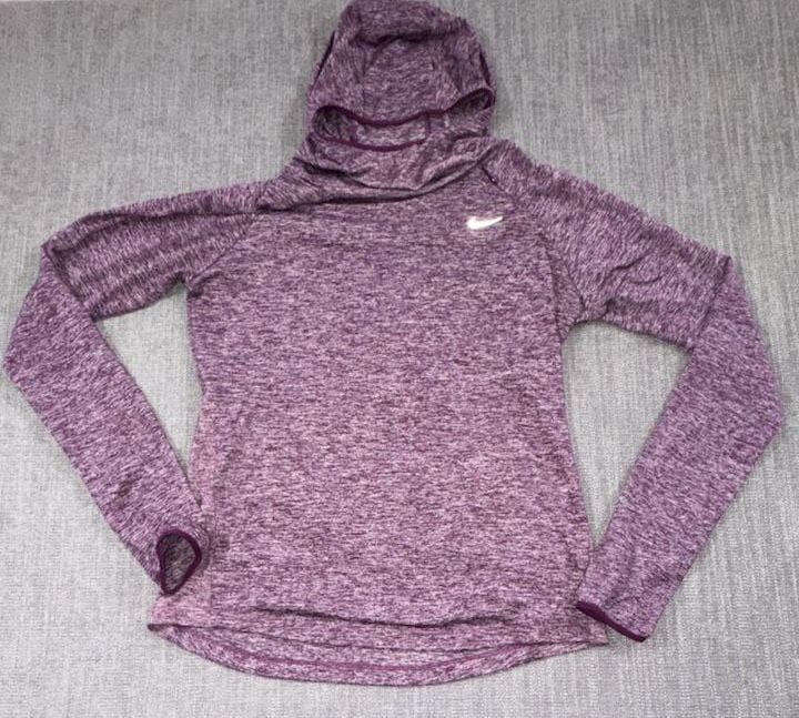 Nike Dri-FIT Purple Heathered Scuba Hoodie 2
