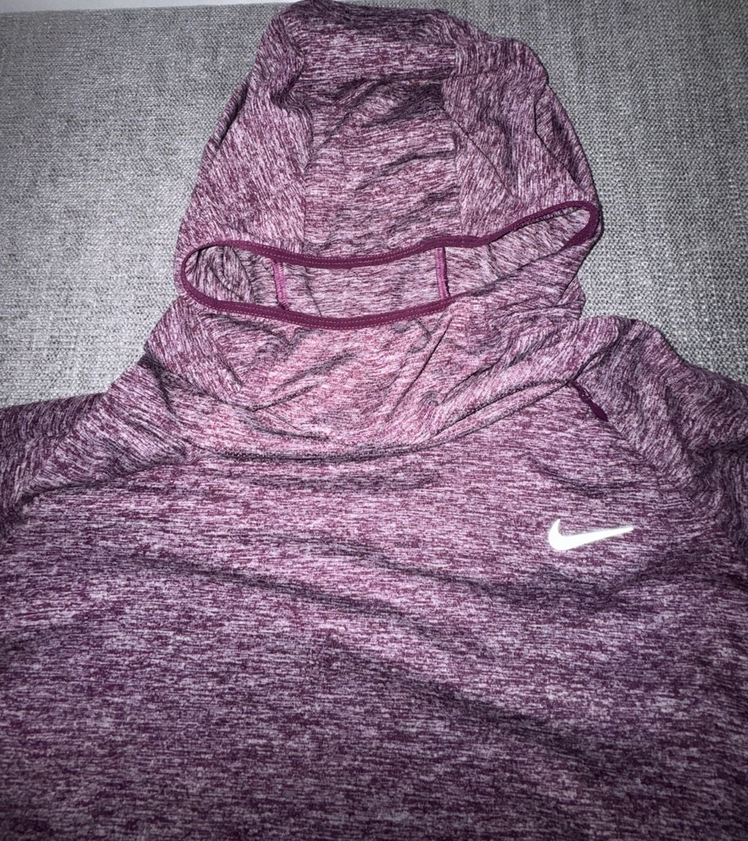 Nike Dri-FIT Purple Heathered Scuba Hoodie 3