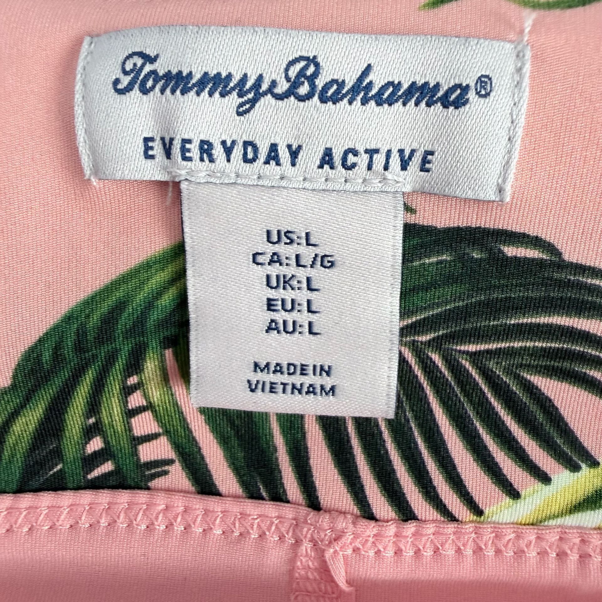 Tommy Bahama Everyday Active Skort Size L Pink Tropical Floral 7