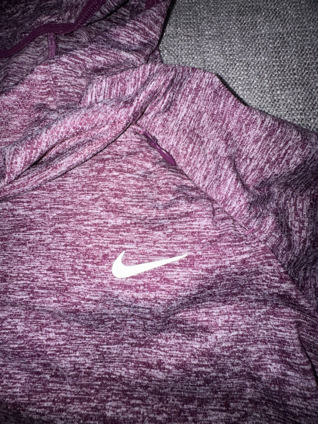 Nike Dri-FIT Purple Heathered Scuba Hoodie 4