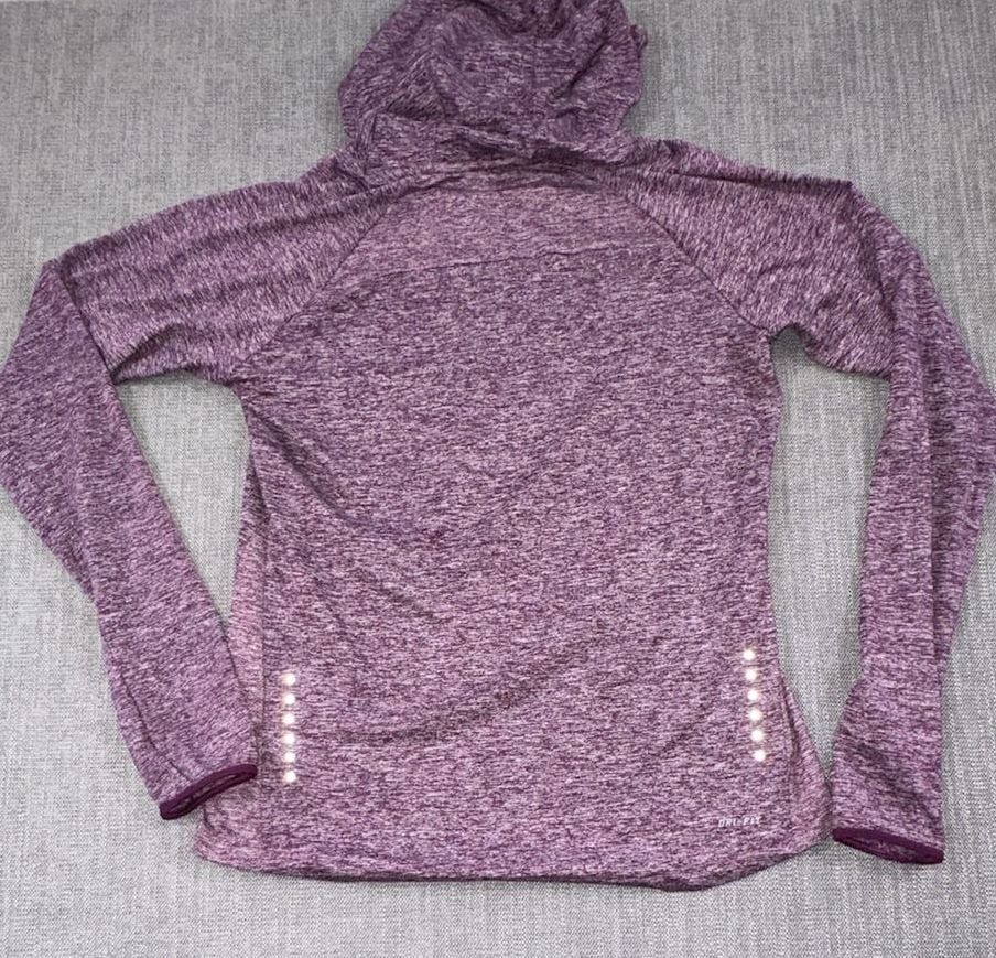 Nike Dri-FIT Purple Heathered Scuba Hoodie 5