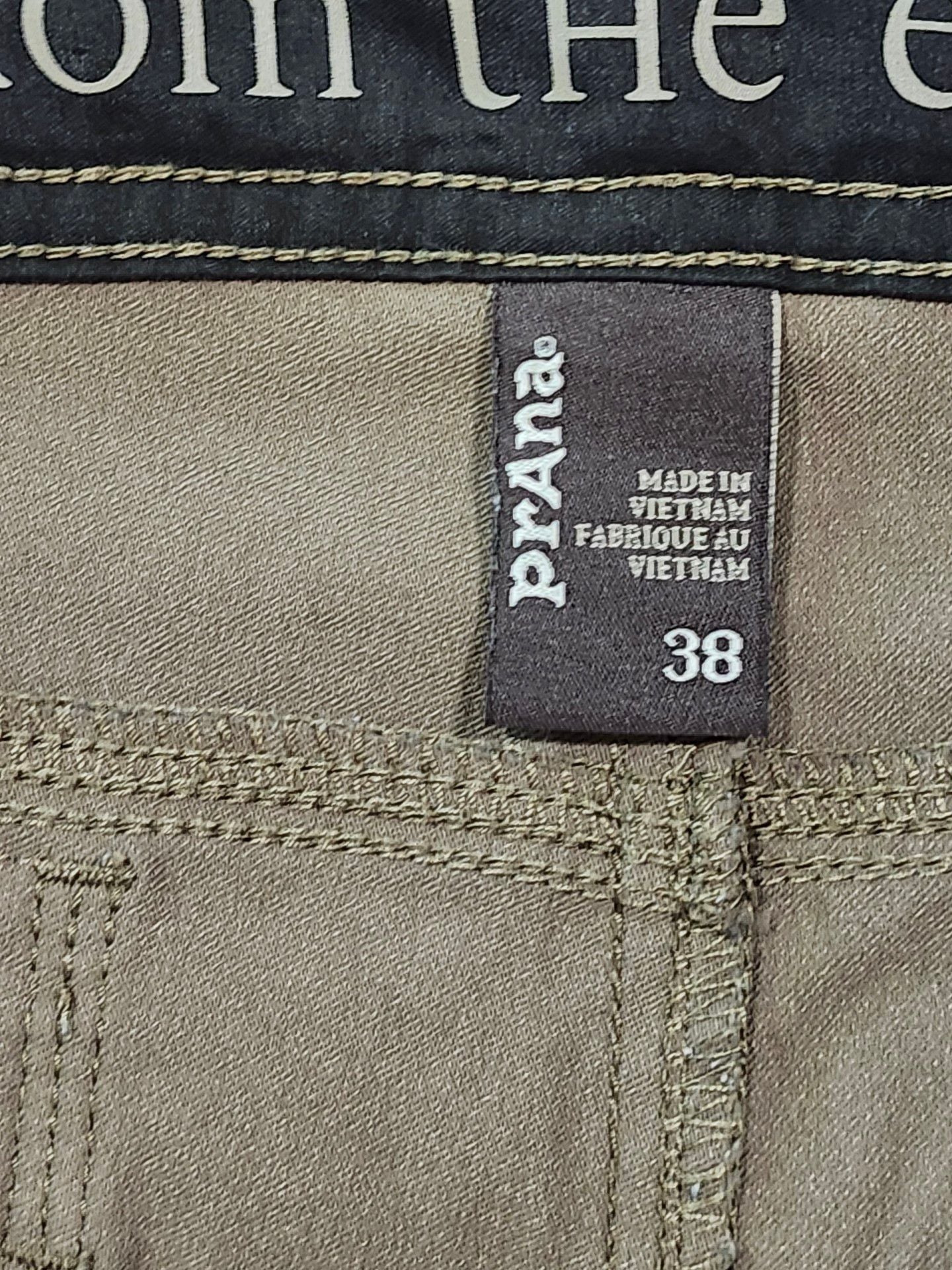 Prana Cargo Pants Size 38 Brown Hiking Outdoor 3