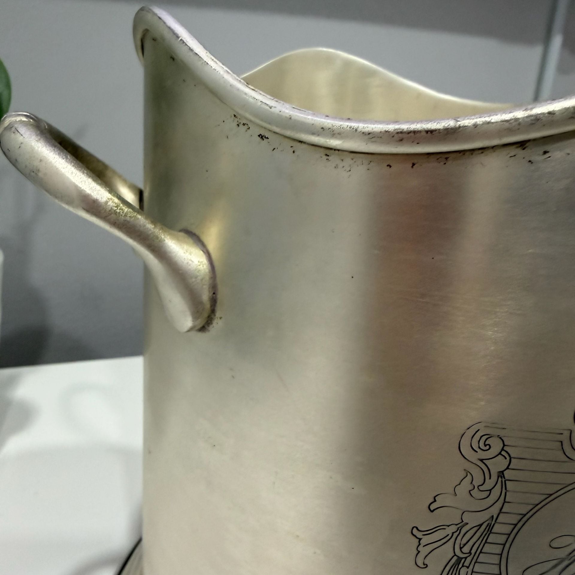 Haché-Gilray Champagne Brut Silver-Plated Ice Bucket 5