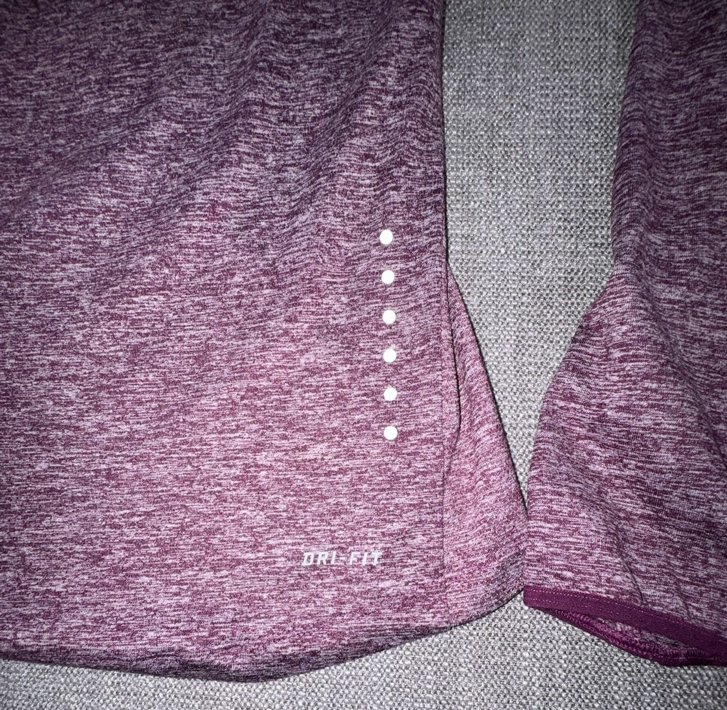 Nike Dri-FIT Purple Heathered Scuba Hoodie 6