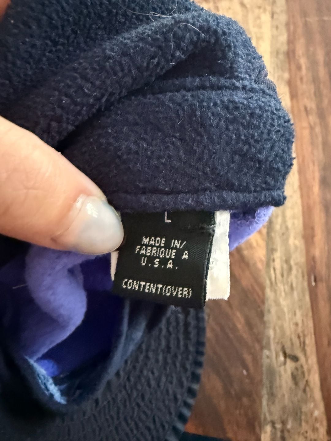 Patagonia Synchilla Duckbill Hat Size L Purple Green Fleece Cap Vintage 6