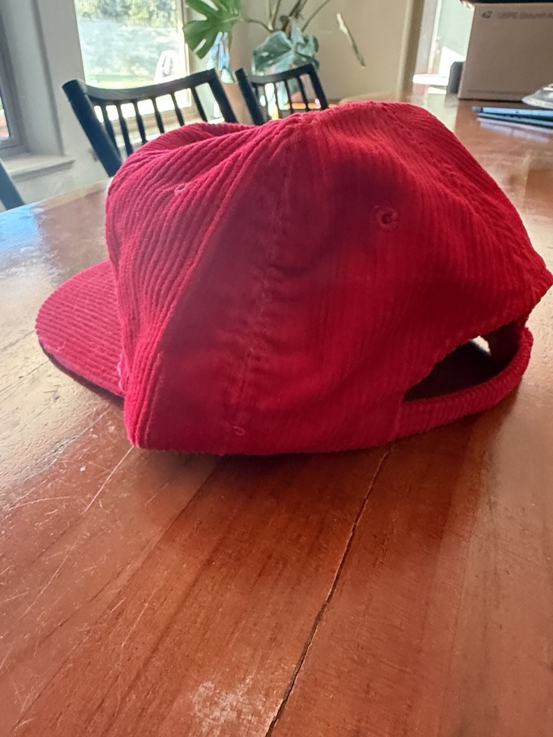 Vintage Shorty's Vallecito Marina Red Corduroy Snapback Hat 4