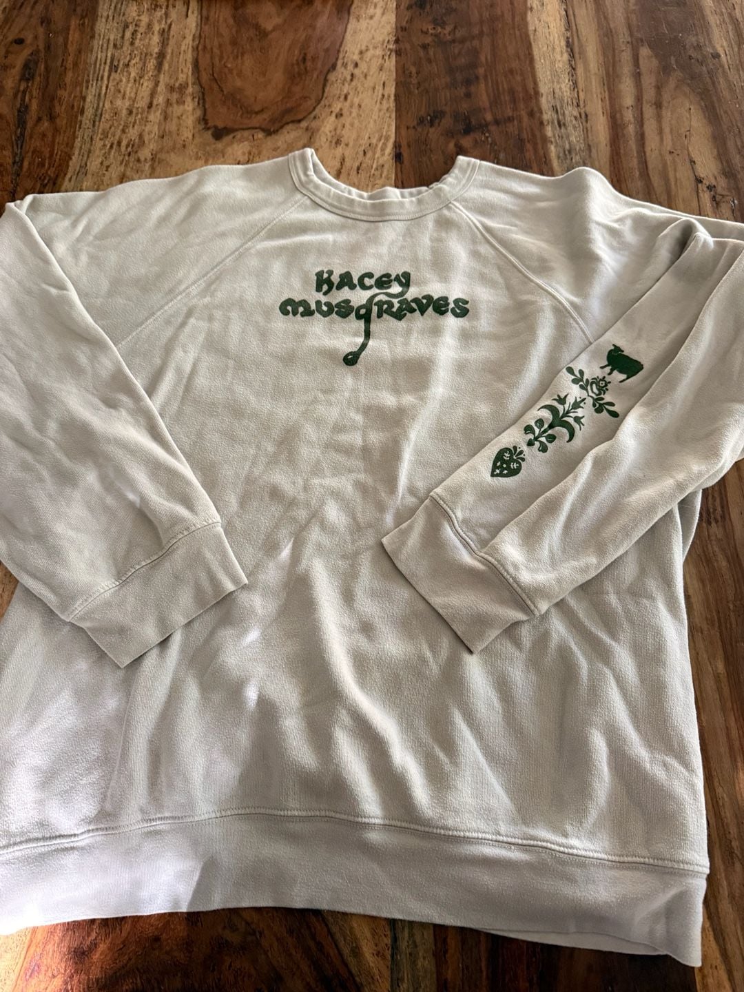 Kacey Musgraves Crewneck Sweatshirt Size 2X Large Green Graphic Music 2