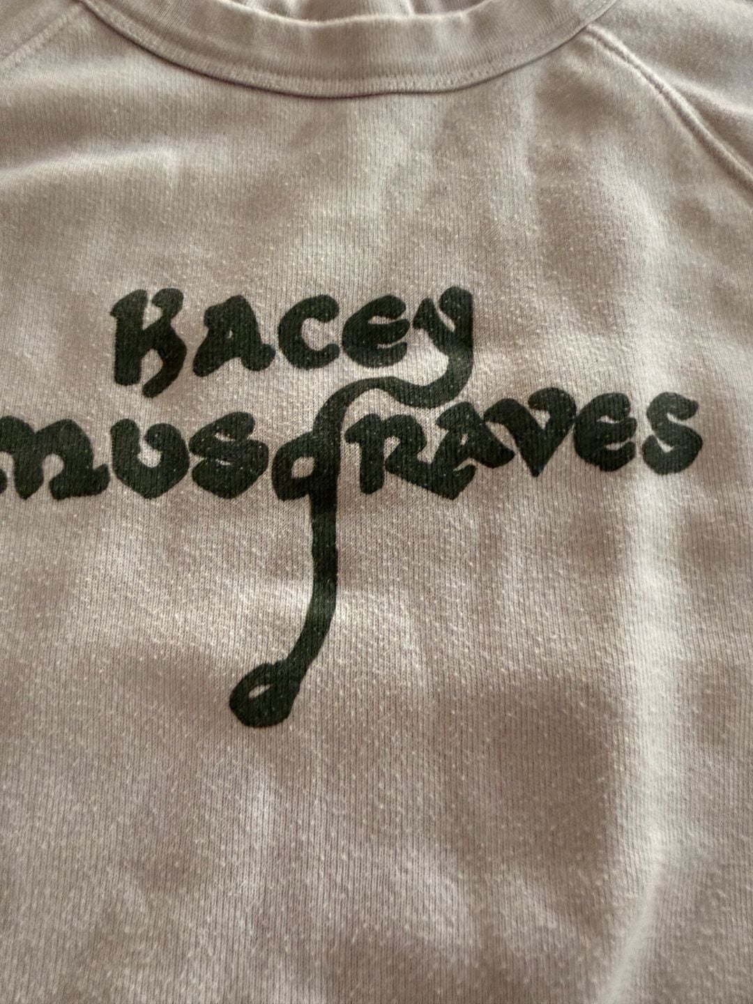 Kacey Musgraves Crewneck Sweatshirt Size 2X Large Green Graphic Music 3