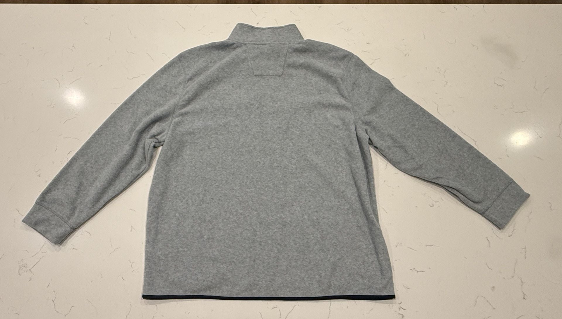 Nautica 1/4 Zip Fleece Pullover Size 3XL OGH Grey Htr New With Tags 9