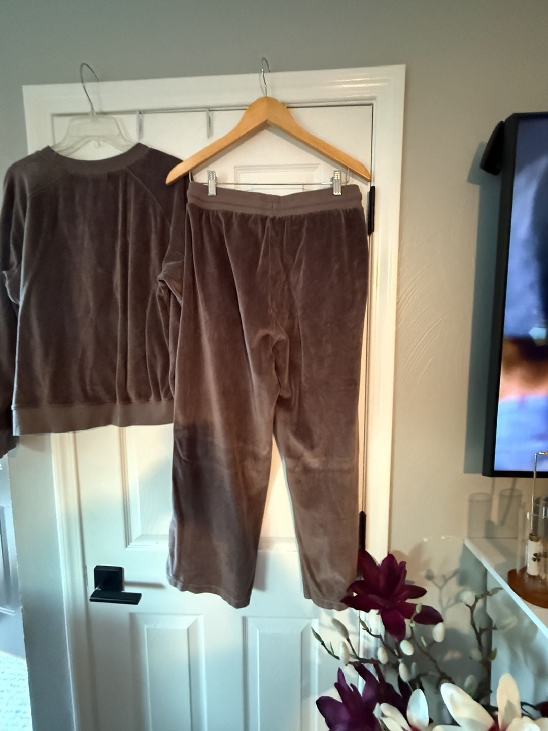 Pact Velour Sweatshirt Size L Brown Organic Cotton 10