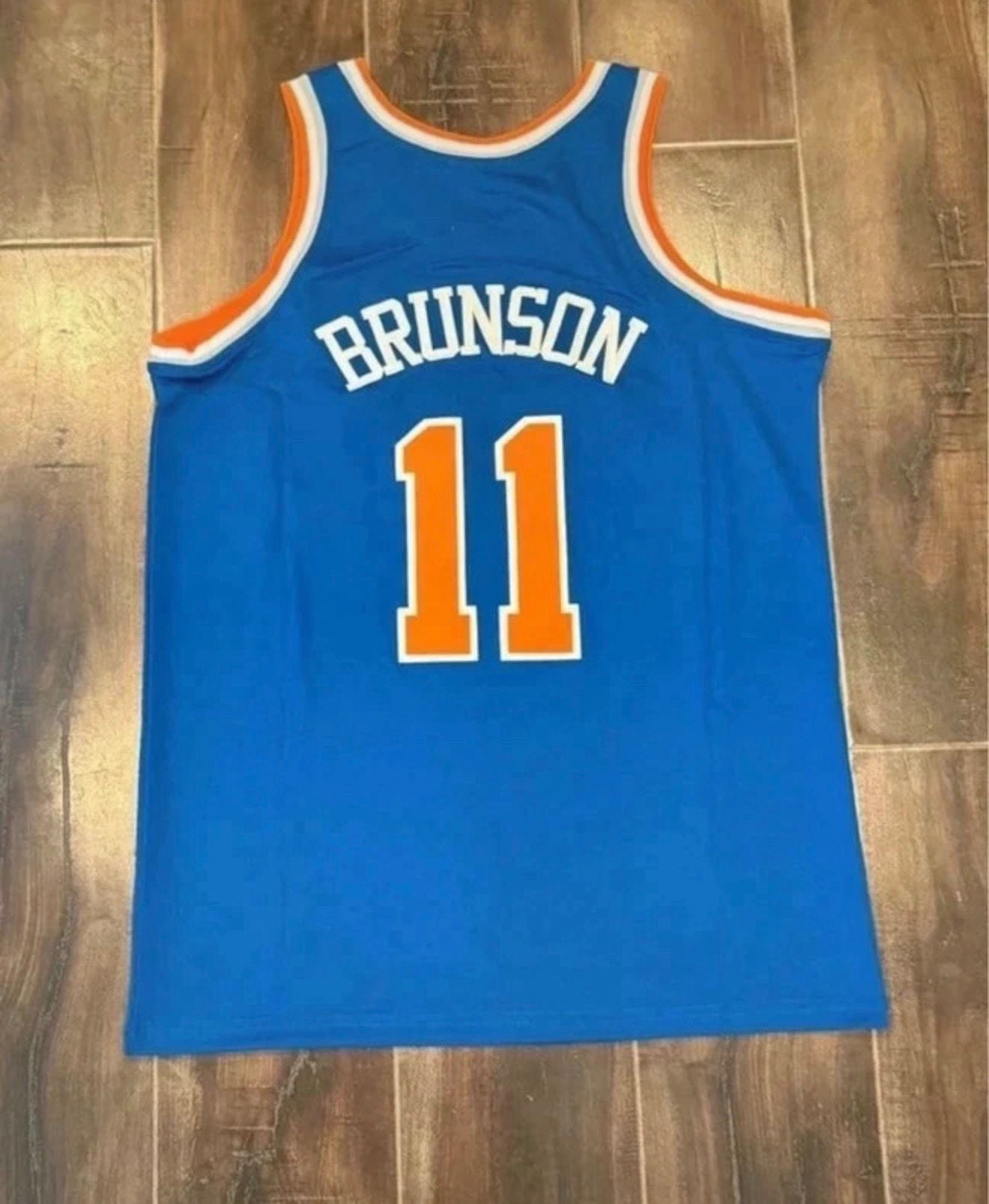 New York Knicks Jalen Brunson 11 Basketball Jersey Blue 2