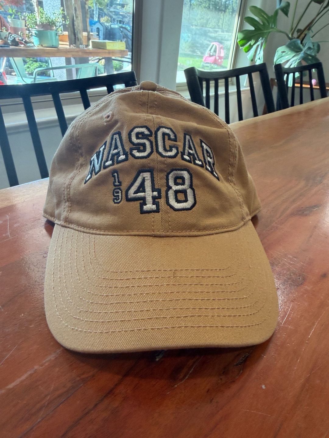 NASCAR 48 Tan Embroidered Baseball Hat Cap Adjustable 2