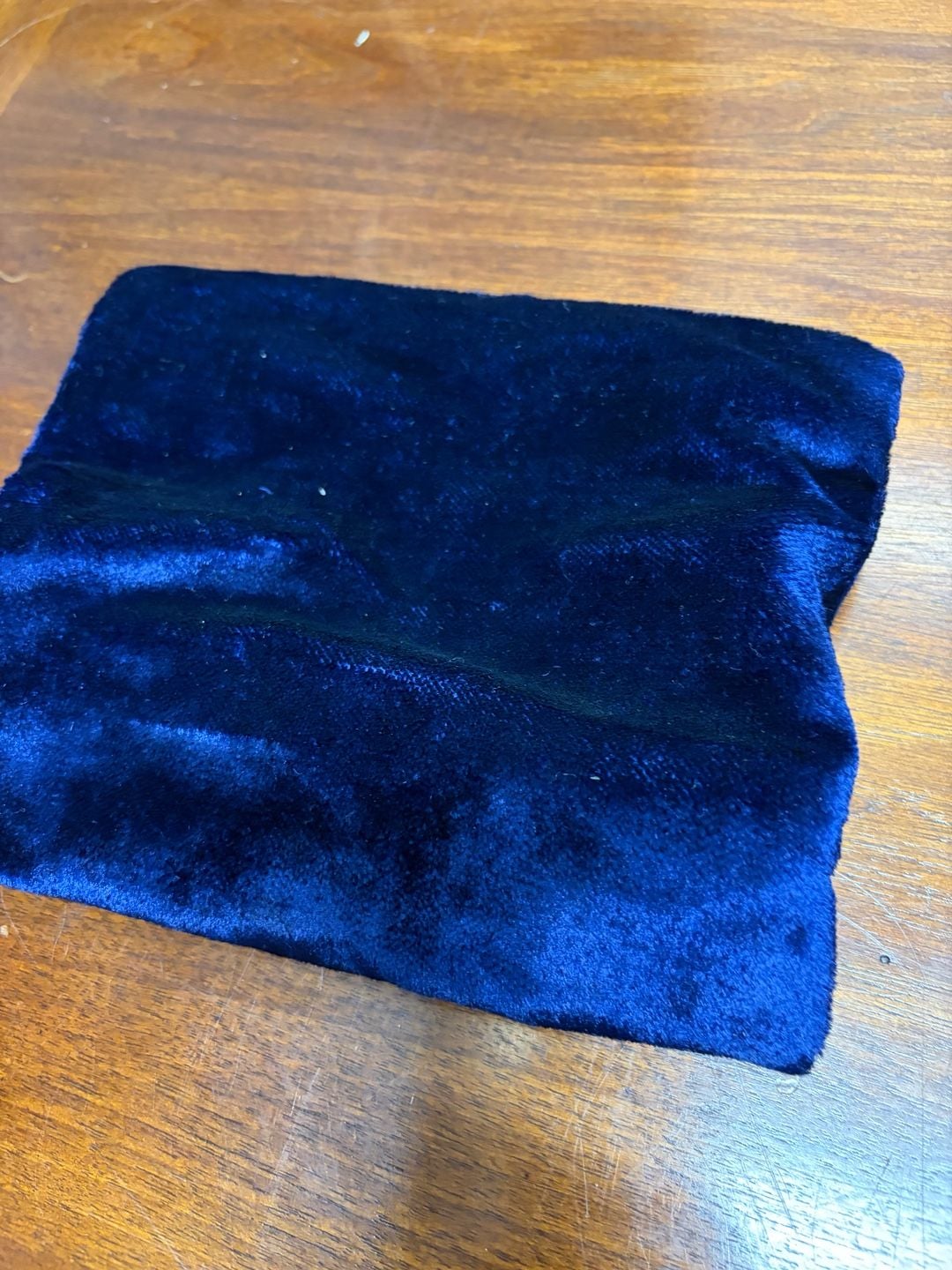 Vintage Velvet Tallis Bag Blue Gold Star Of David Zippered Pouch 8