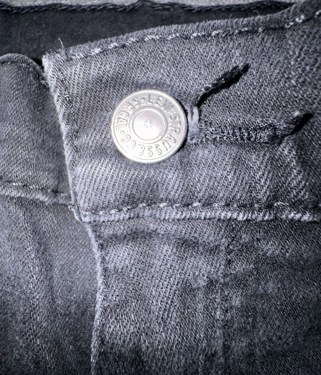 Levi's 511 Slim Jeans Size 34x30 Black Wash Denim Pants 3