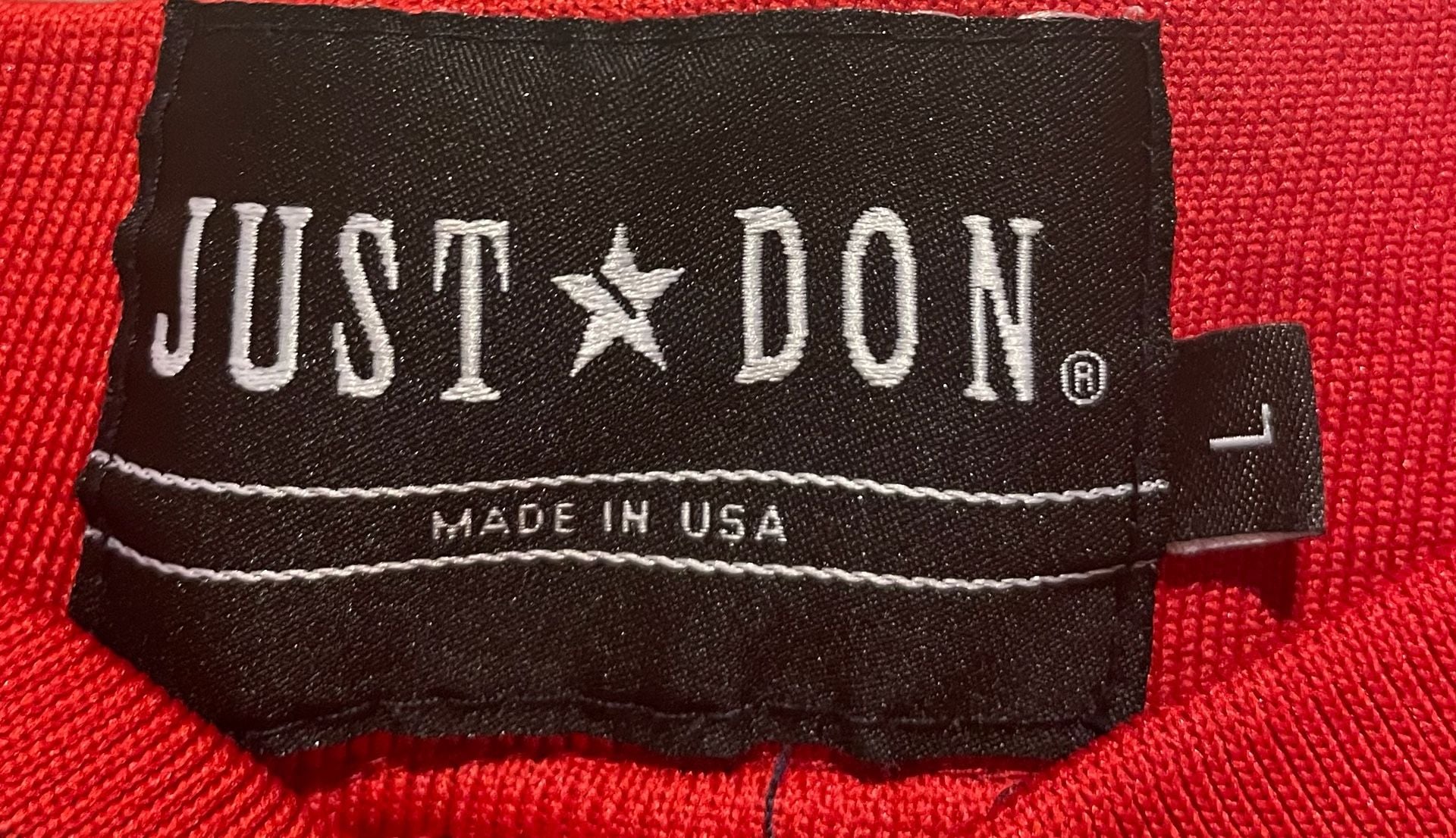 Just Don Houston Rockets 1995-96 NBA Mesh Basketball Shorts USA L 5