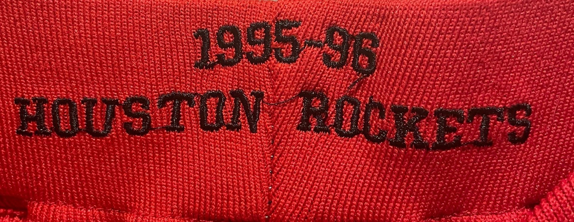 Just Don Houston Rockets 1995-96 NBA Mesh Basketball Shorts USA L 8