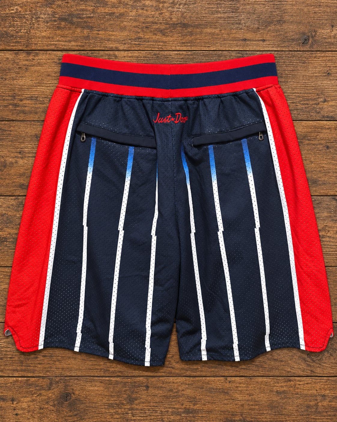 Just Don Houston Rockets 1995-96 NBA Mesh Basketball Shorts USA L 9