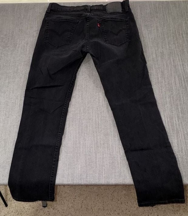 Levi's 511 Slim Jeans Size 34x30 Black Wash Denim Pants 4