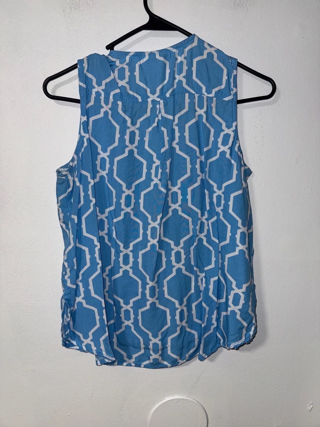 Escapada Button Front Sleeveless Blouse Size M 3