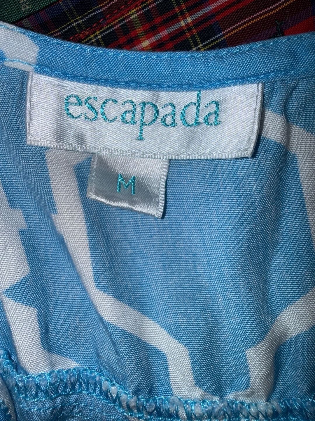Escapada Button Front Sleeveless Blouse Size M 4