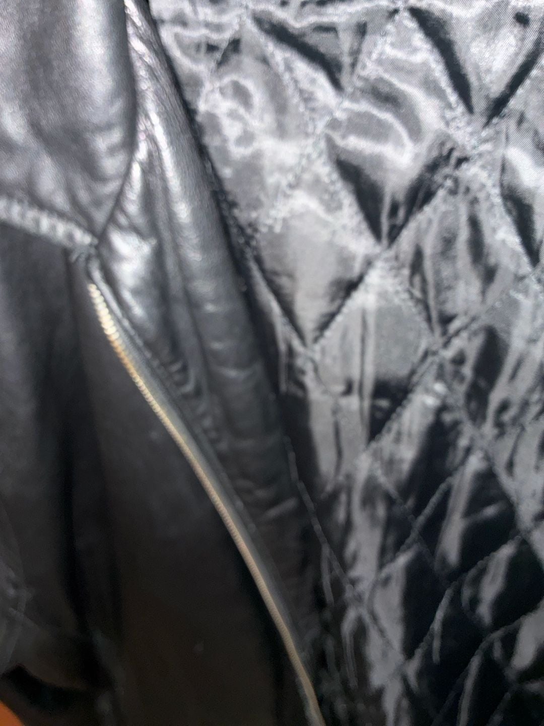 Excelled Leather Jacket Size 2XL Black Quilted Lining 2