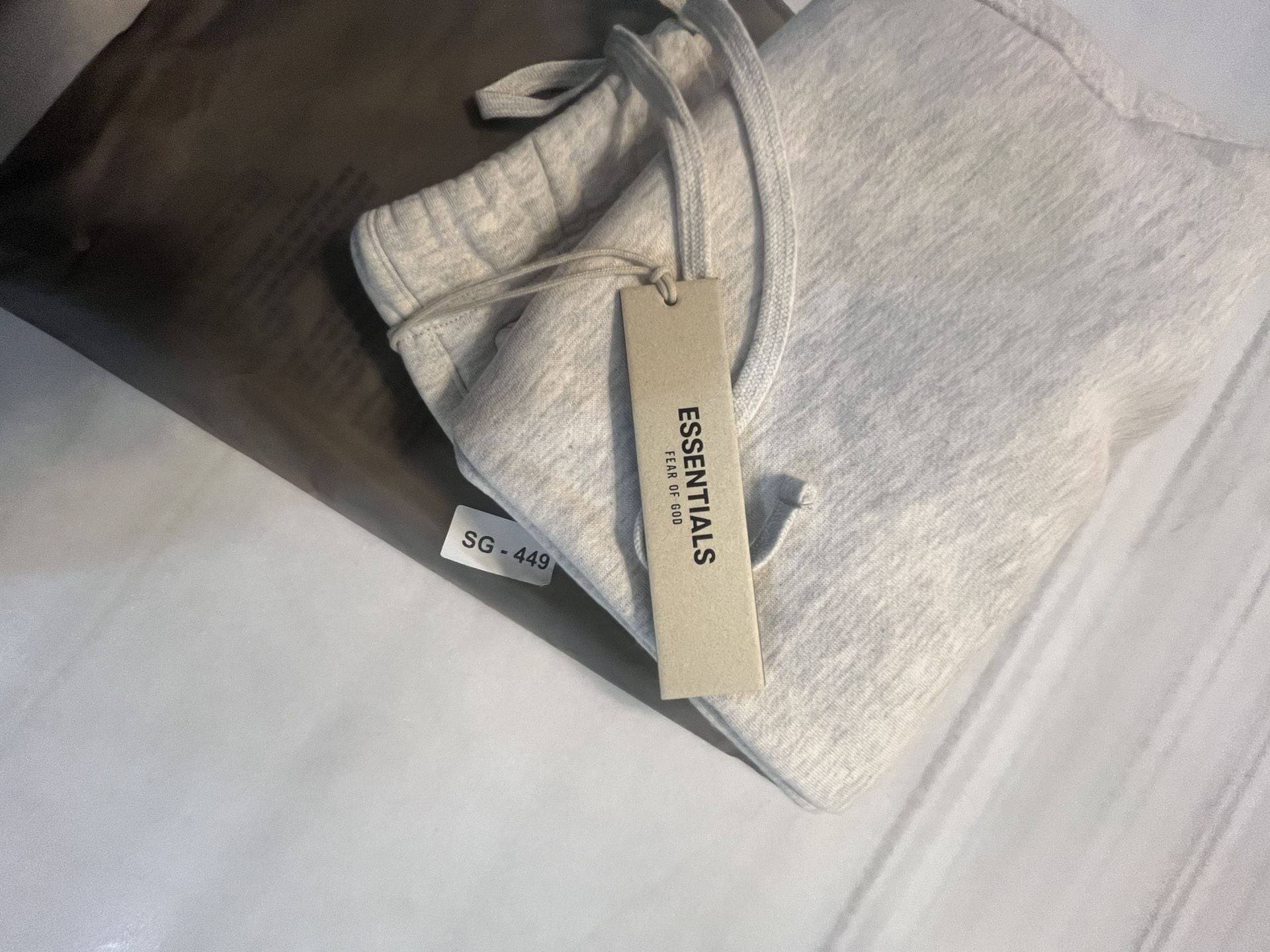 Fear of God Essentials Sweatpants Size XXS Light Oatmeal 10