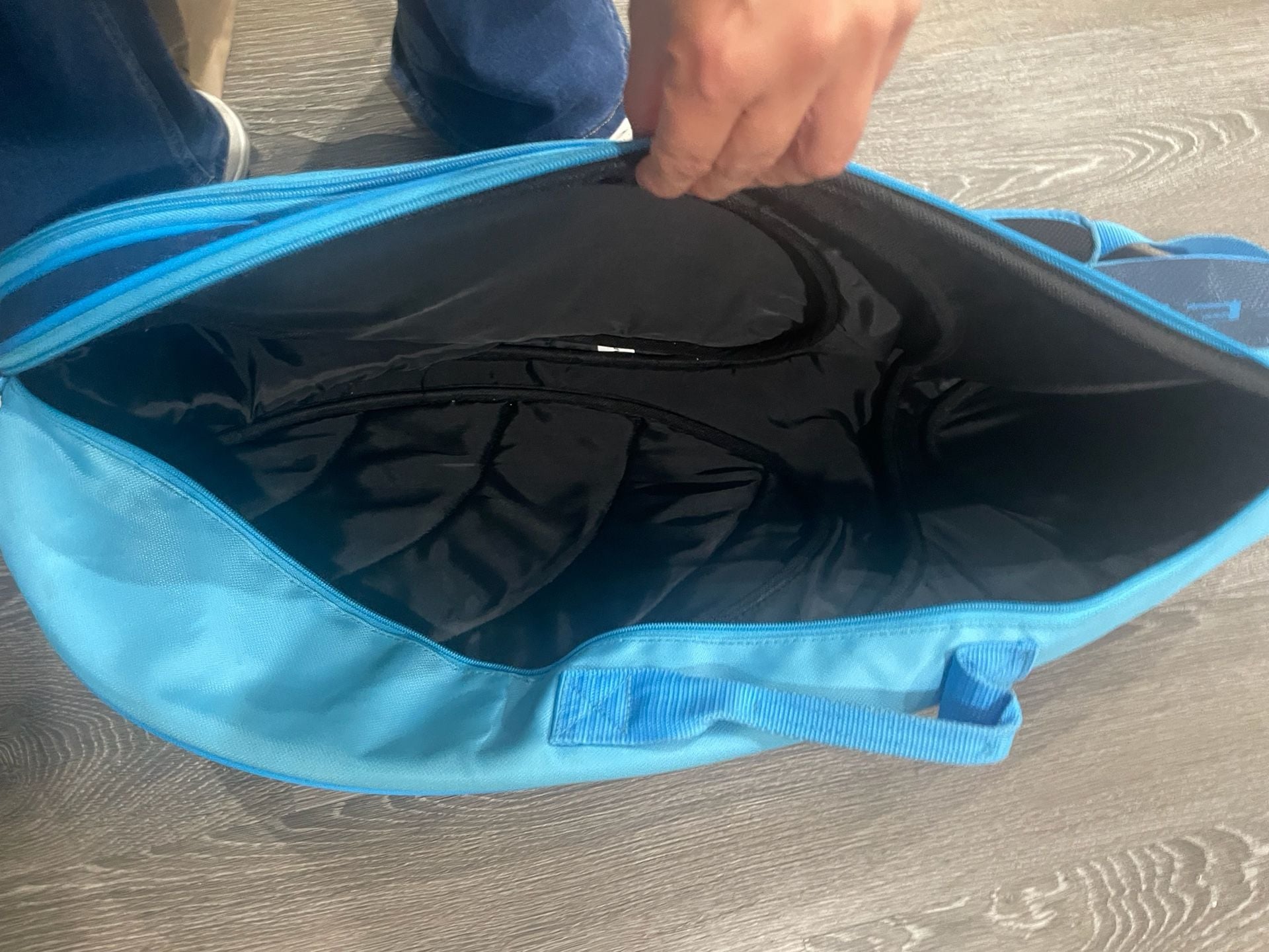 Wilson Team Tennis Racquet Bag Blue Black 3