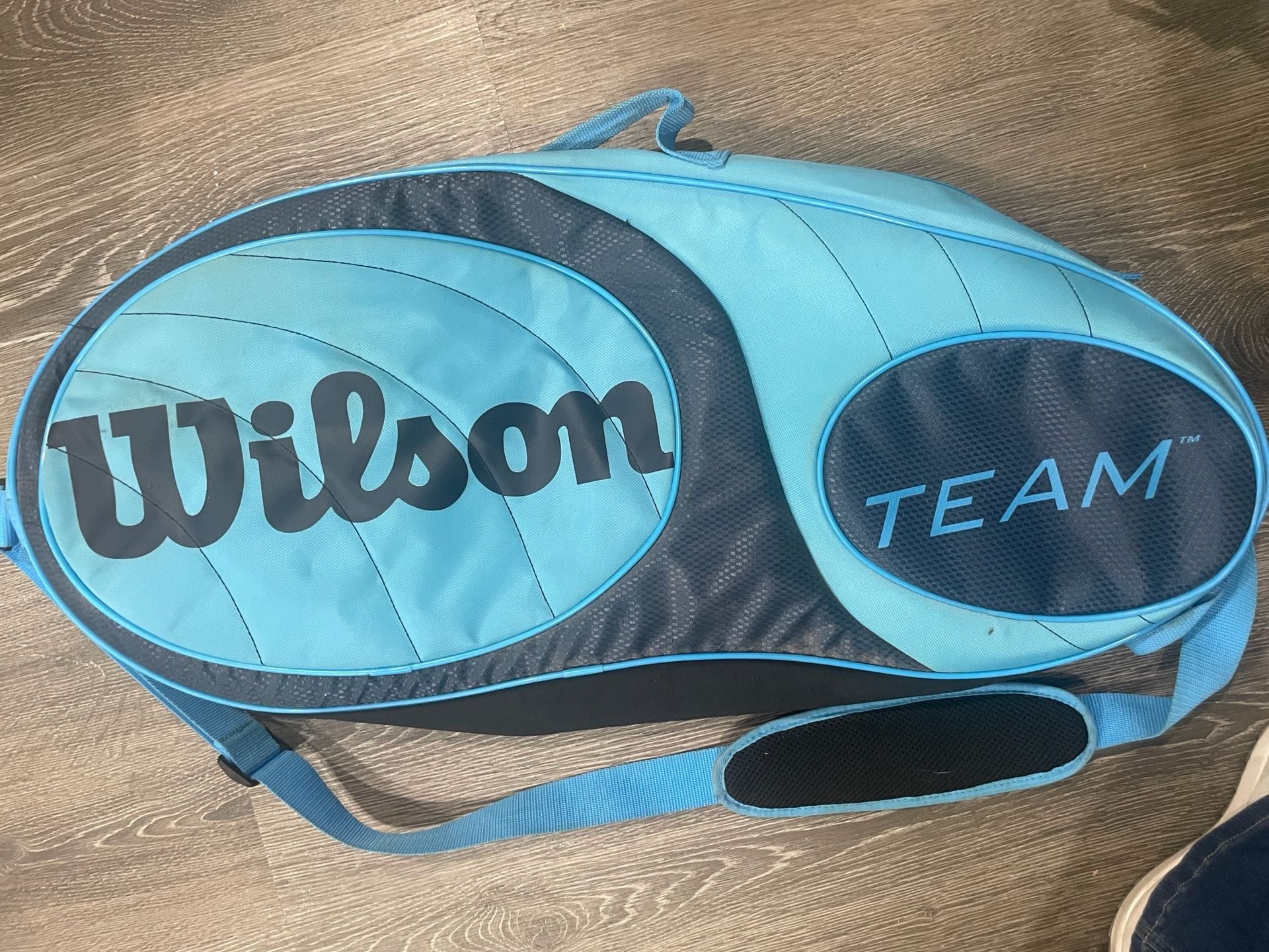 Wilson Team Tennis Racquet Bag Blue Black 4