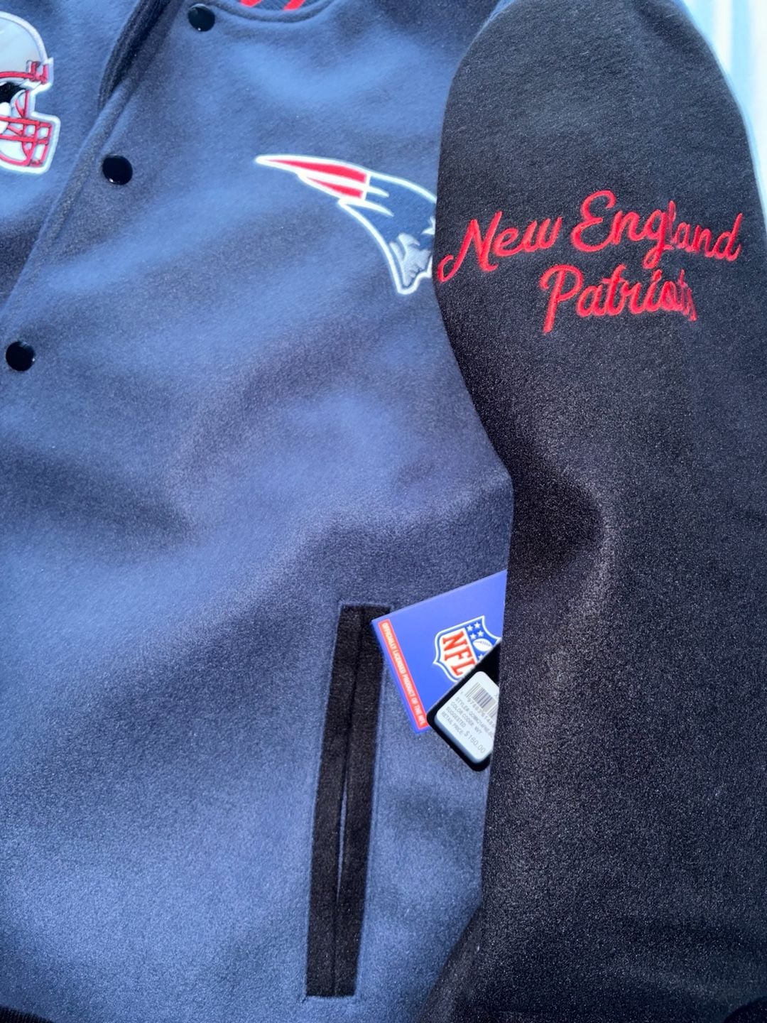 NFL Patriots Jacket XL 5