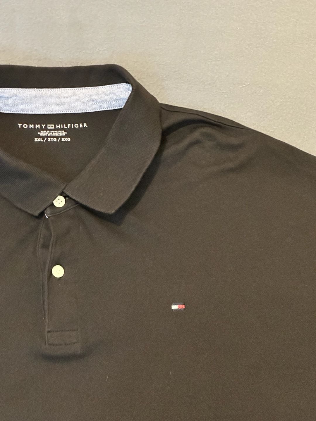 Tommy Hilfiger Polo Shirt Size 3XL Brown Cotton Short Sleeve 4