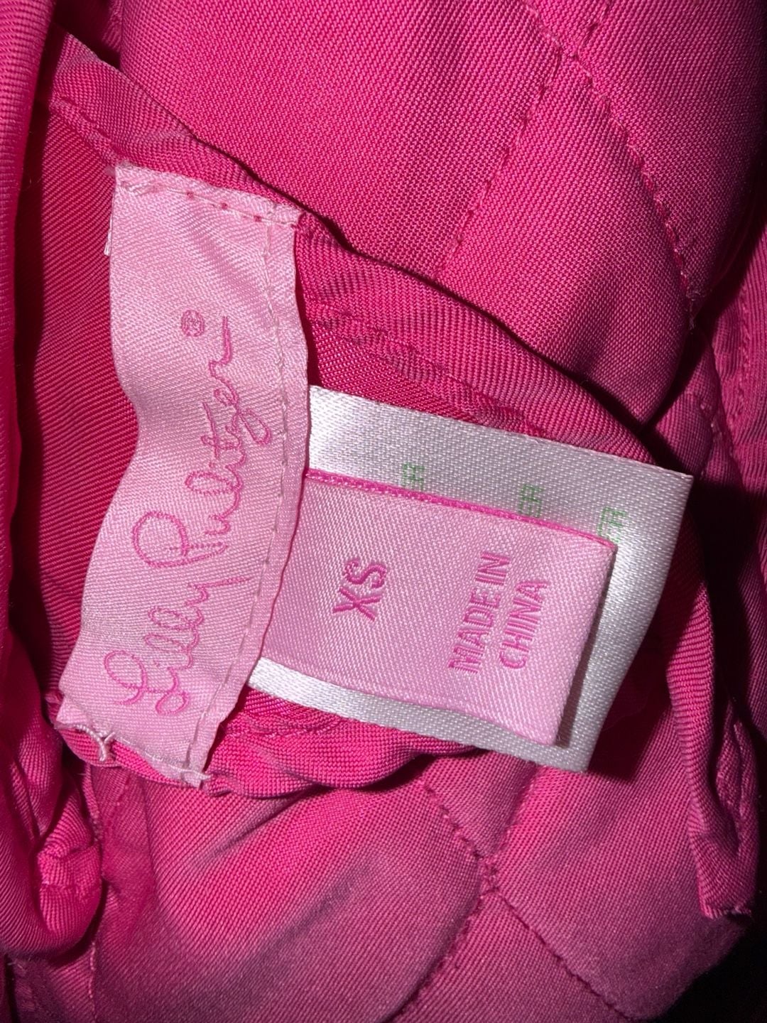 Lilly Pulitzer Reversible Quilted Vest Size XS 6