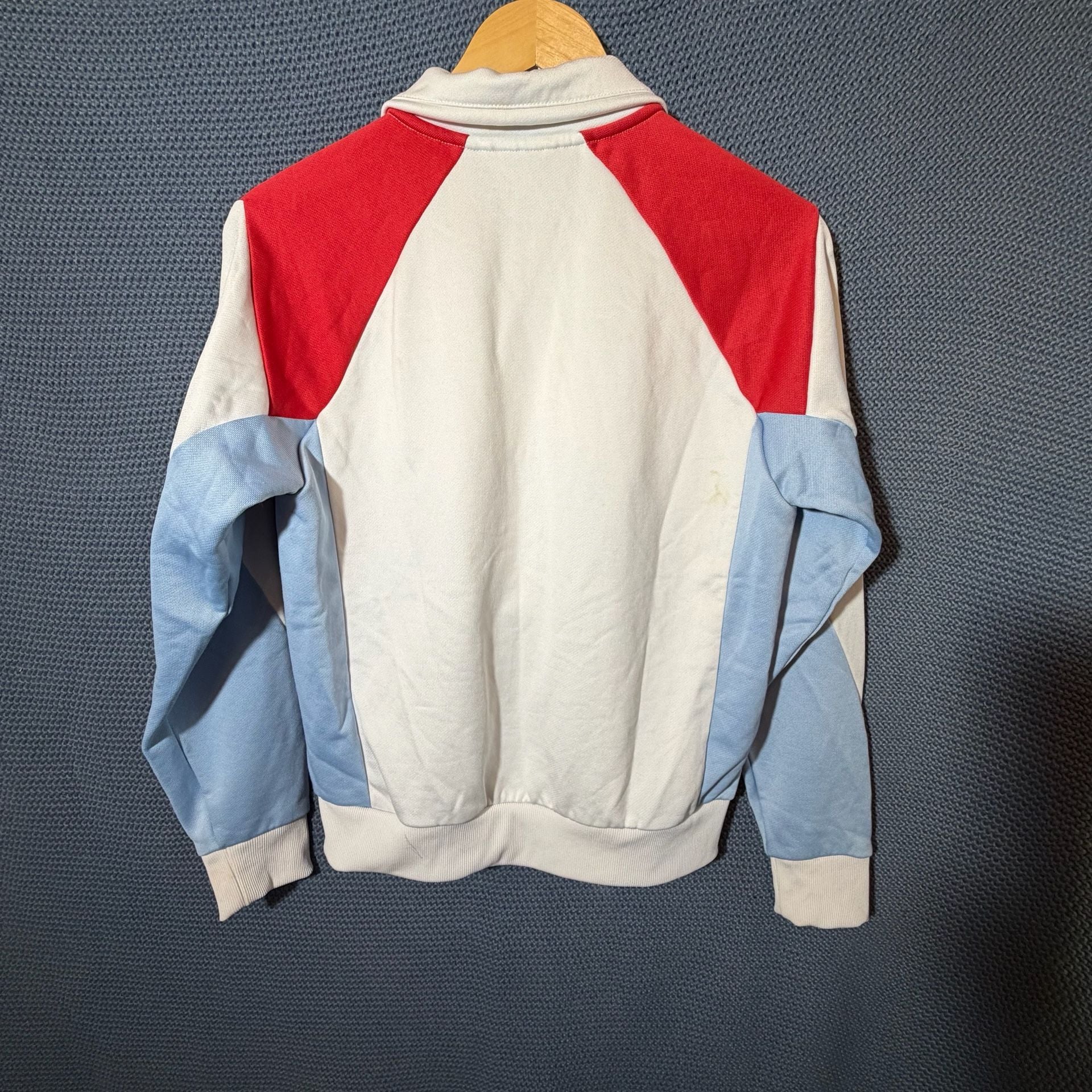 Puma Archive Track Jacket Size M Colorblock White Red Blue Retro 6