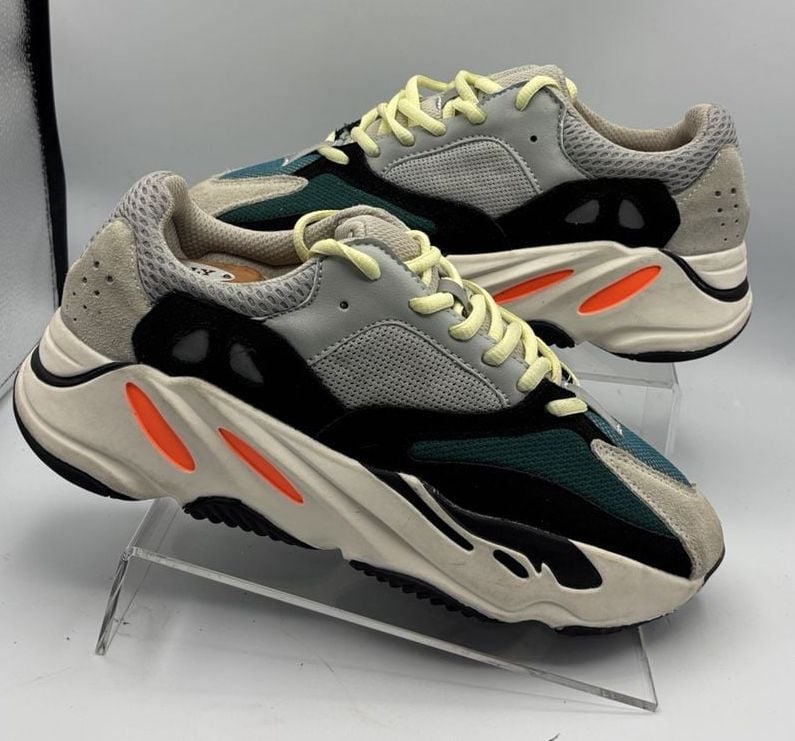 Adidas Yeezy Boost 700 Wave Runner Size 7 Solid Grey 2