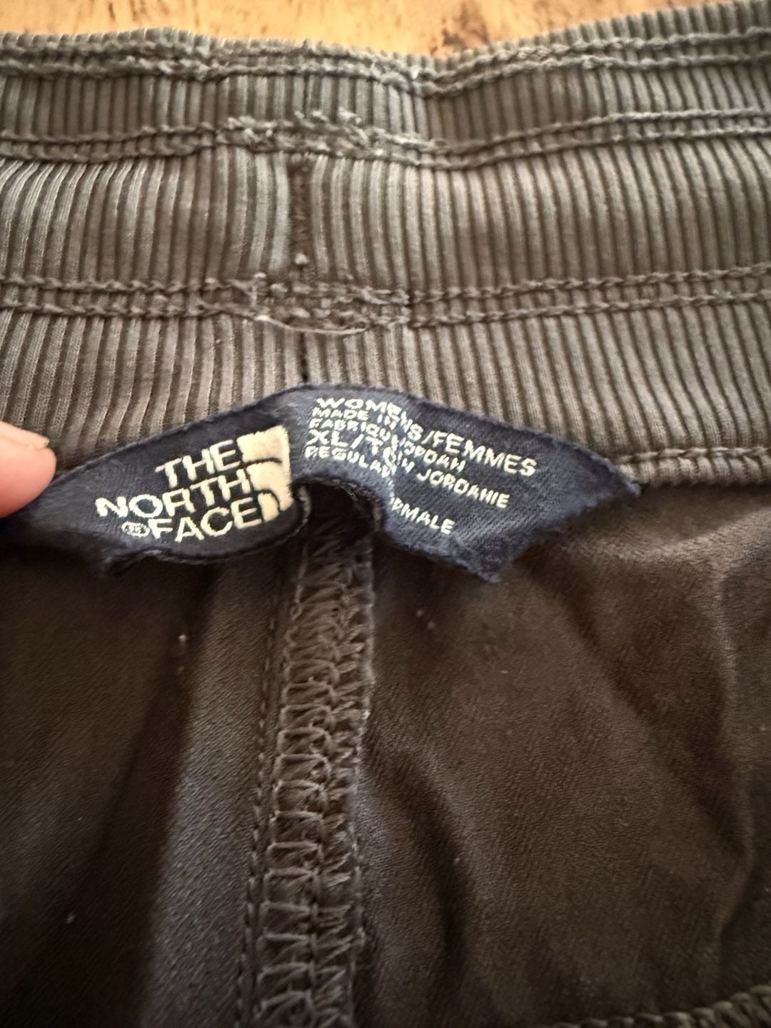 The North Face Pants Size XL Gray Drawstring Casual Active 3