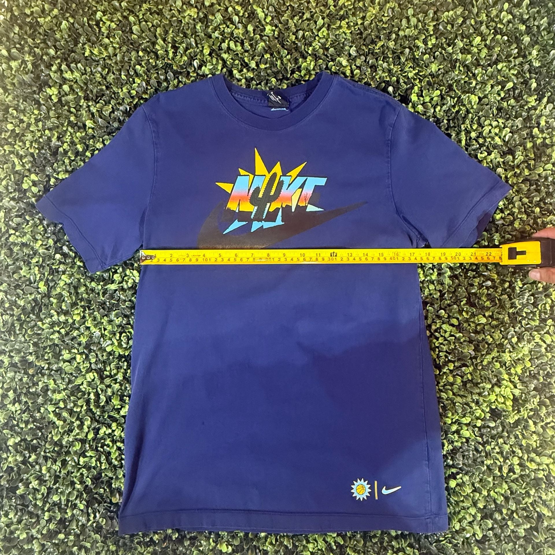 Nike Exploration Series Cactus Logo T-Shirt Size M Blue Southwestern 5