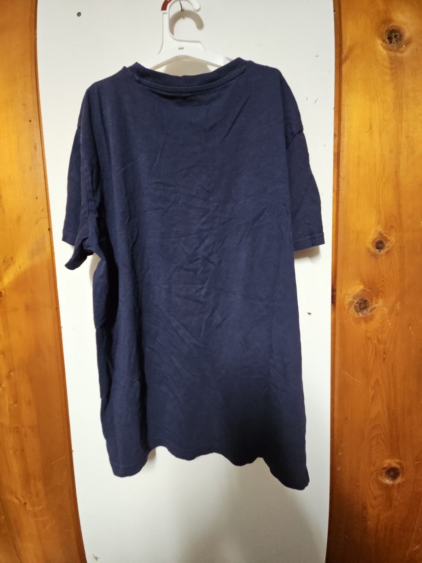 (571) H&M Regular Fit T-Shirt Size M Navy Blue 3