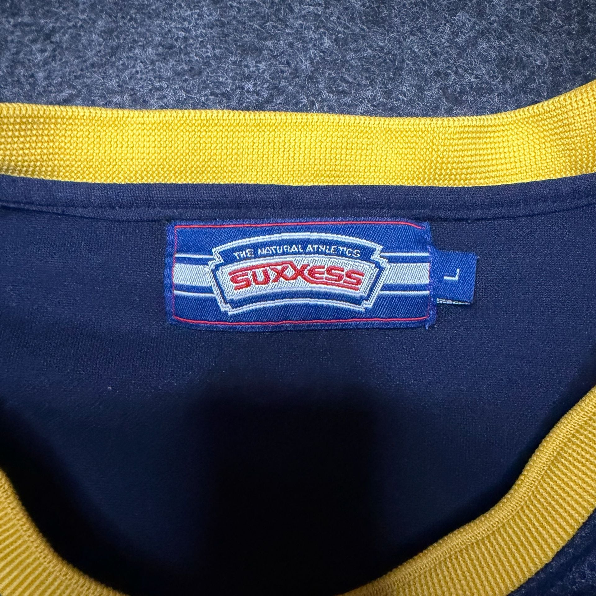 Suxxess Miami 32 Basketball Jersey Size L Blue Yellow 4