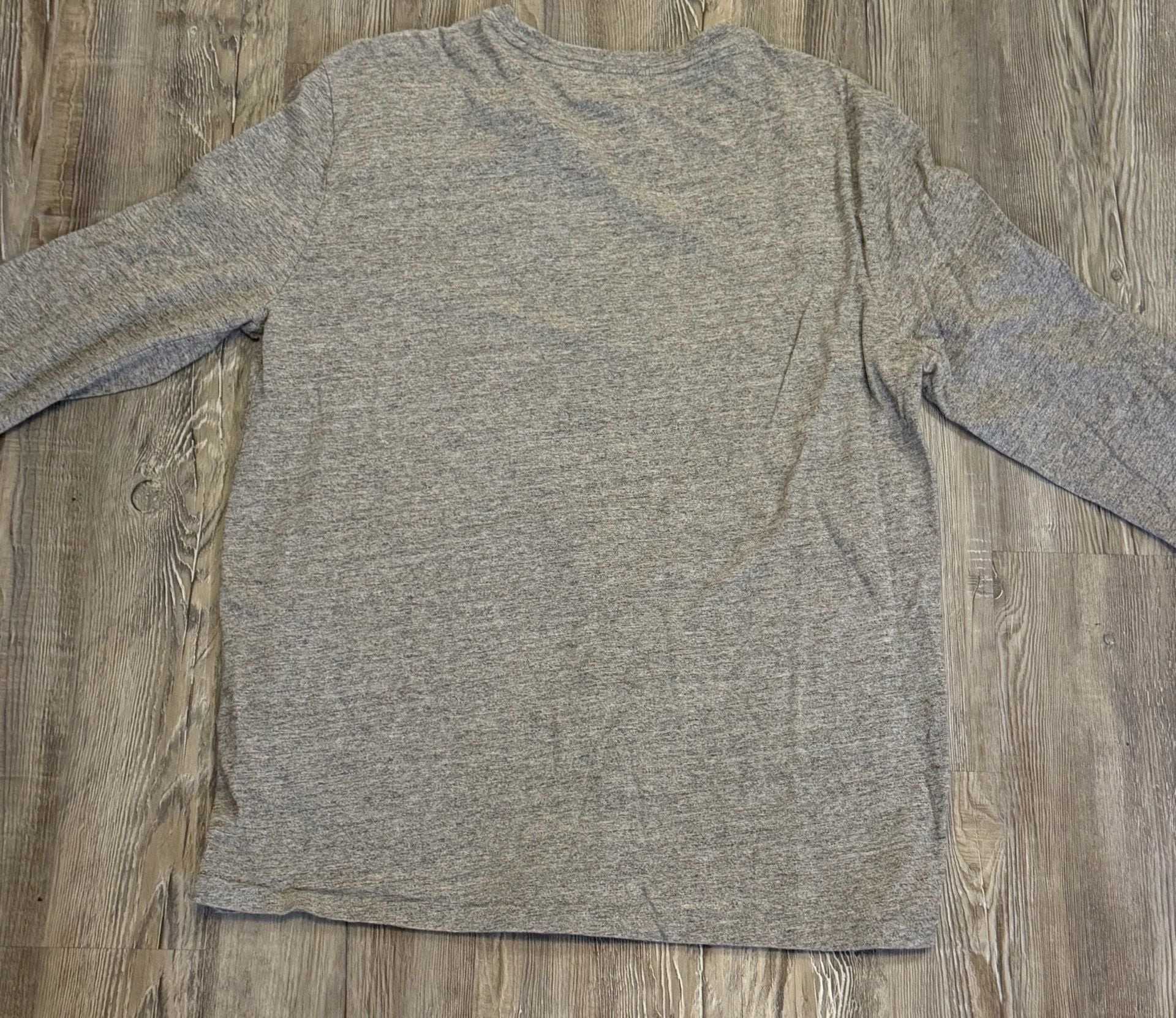 Polo Ralph Lauren Long Sleeve T-Shirt Size L Gray Heather Custom Slim Fit 6