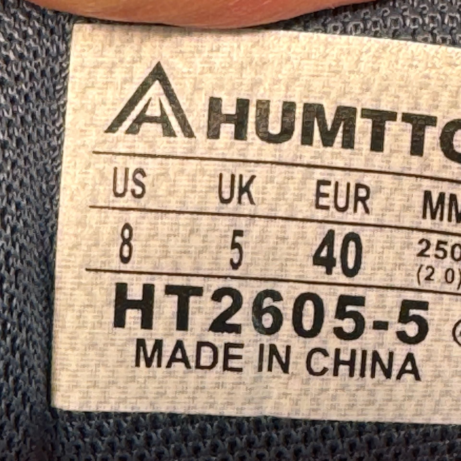 HUMTTO HT2605-5 Men’s Size 8 Water Hiking Shoes Gray Aqua Trail Quick Dry 4
