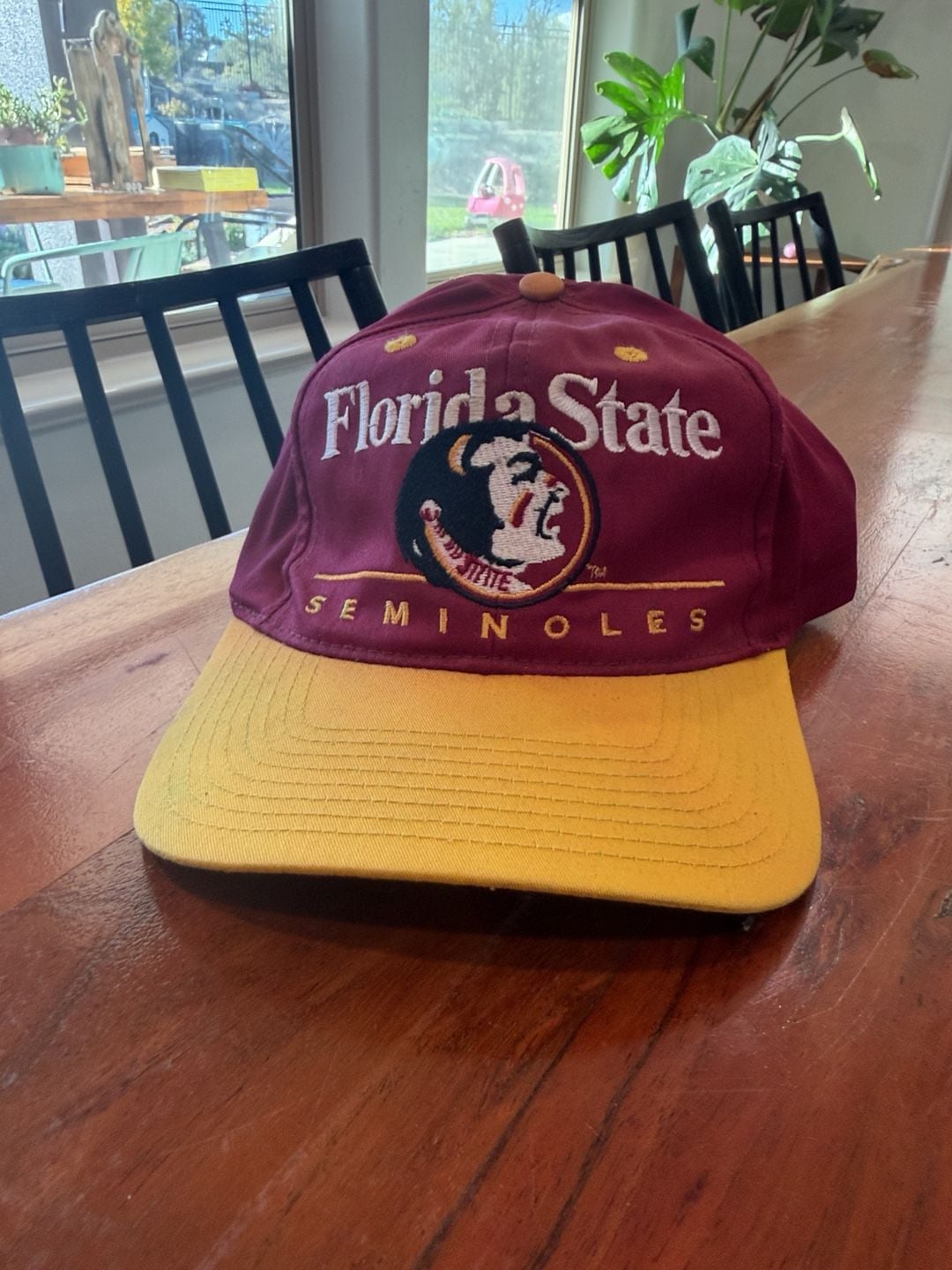 Twins Enterprise Florida State Seminoles Snapback Hat Garnet Gold 2
