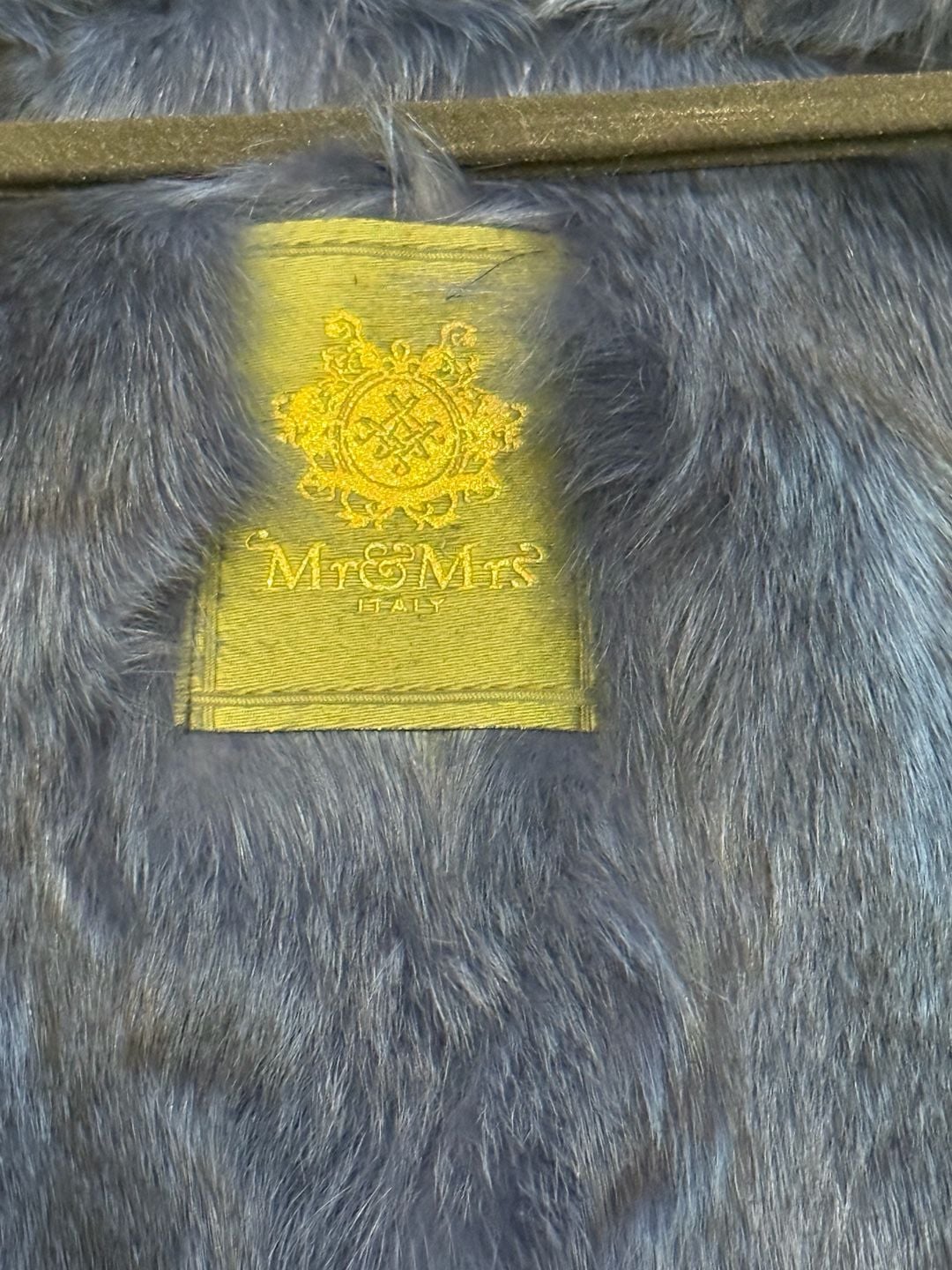 Fur Lined Parka Jacket Black Blue 5