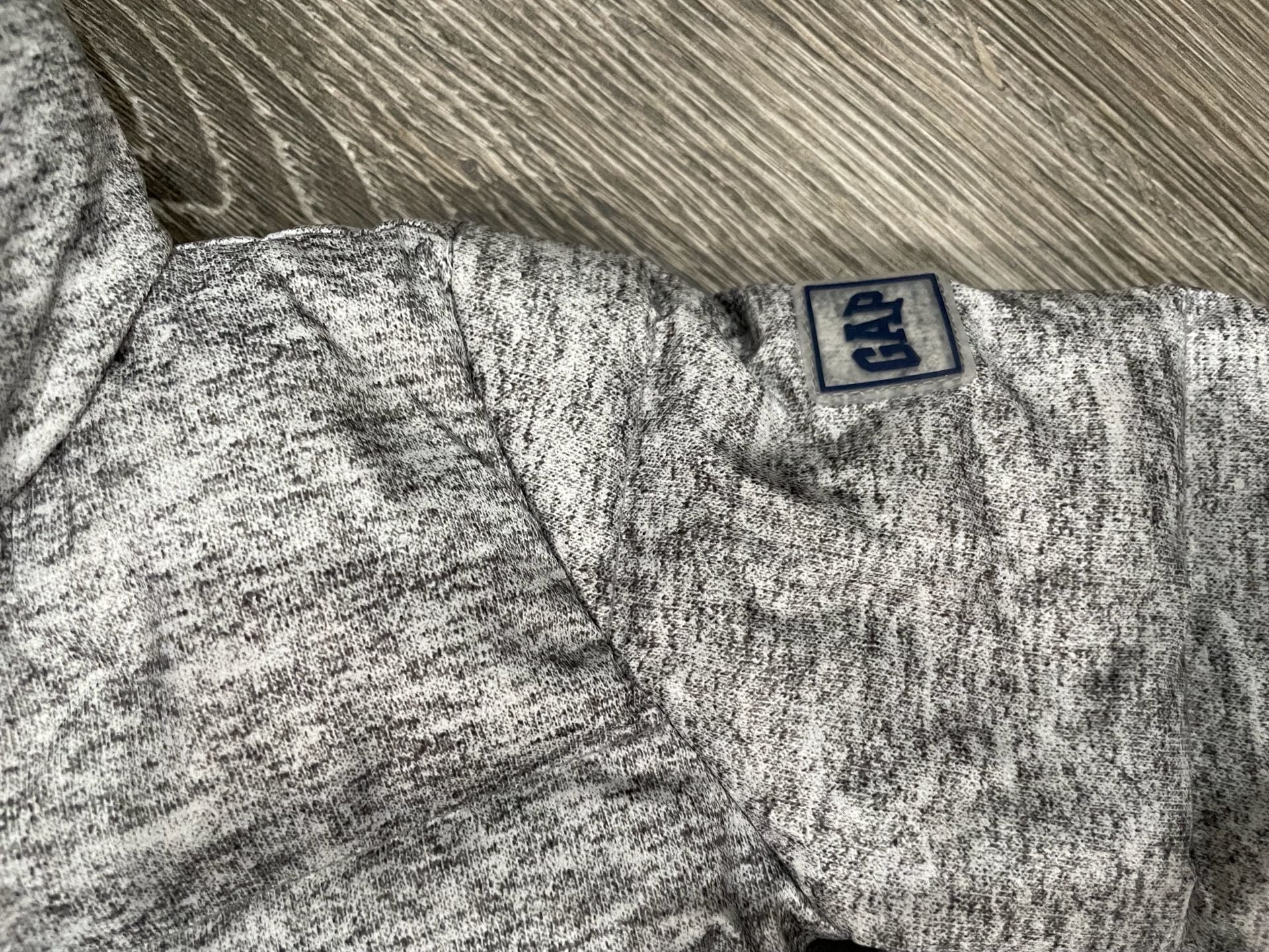 Baby Gap Snowsuit Size 0-6 Months Gray Fleece Lined Pram Bunting 6