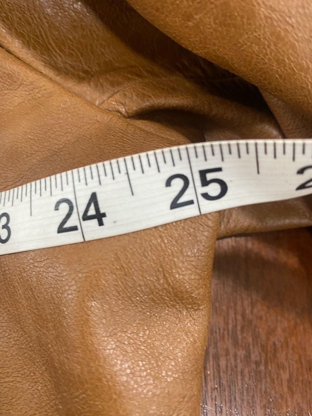 NWOT Mossimo Leather Jacket Size 20W Brown Genuine Leather Blazer Coat 10